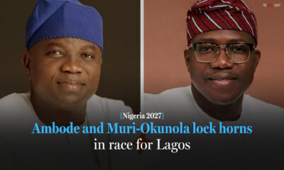 Akinwunmi Ambode, former governor of Lagos State (left), and Hakeem Muri-Okunola, principal secretary to Bola Tinubu (right). © Rights reserved (montage: JAMG). Source: The Africa Report