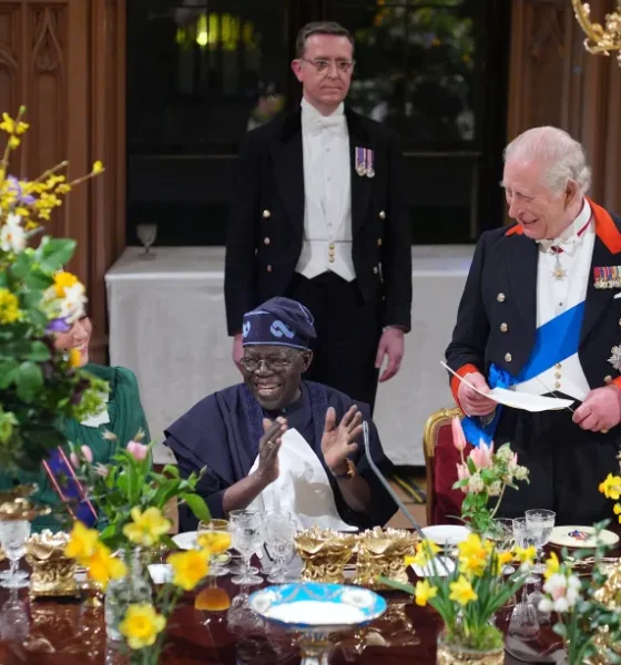 Bola Tinubu and King Charles III at Windsor Castle during the Nigerian president’s official visit to the UK. © Royal Collection Enterprises Limited 2026 / Royal Collection Trust