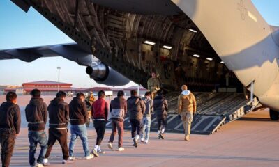 US Deportees Boarding Cargo Source: @BusinessInsideAfrica