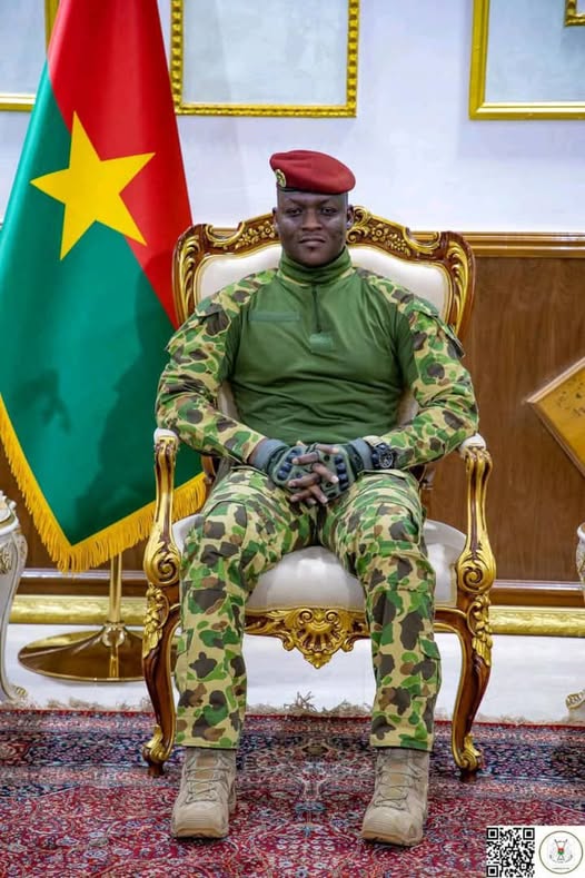 Burkina Faso Leader, Cap. Ibrahim Traore @Lumumba Facebook Page
