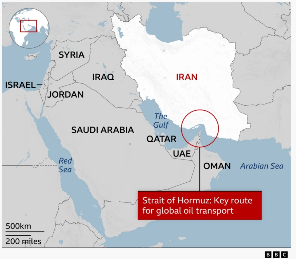 Strait of Hormuz @BBC