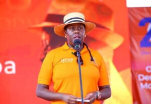 Winnie Odinga- Member of East African Legislative Party (EALP), attending ODM's rally.