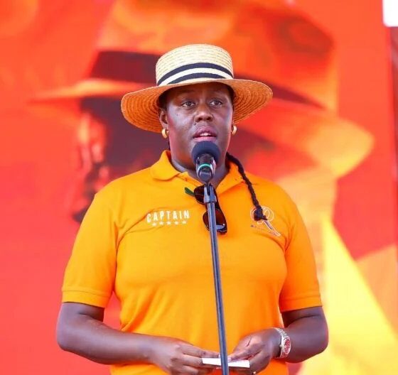 Winnie Odinga- Member of East African Legislative Party (EALP), attending ODM's rally.